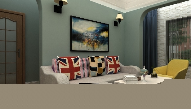 90㎡/兩室一廳一衛(wèi)/美式