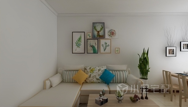 64㎡/一室一廳一衛(wèi)/現(xiàn)代