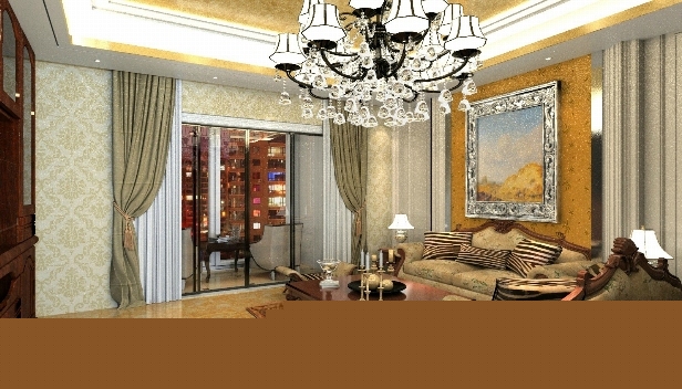 135㎡/三室兩廳兩衛(wèi)/歐式