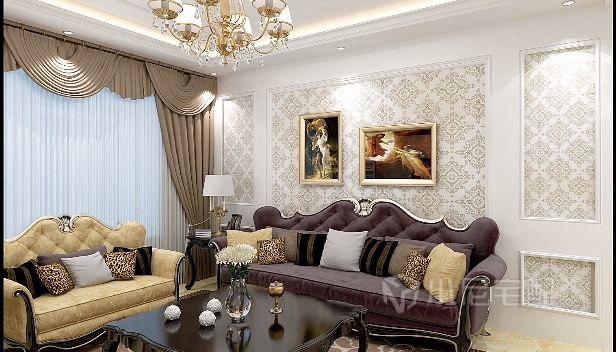 135㎡/三室兩廳兩衛(wèi)/混搭