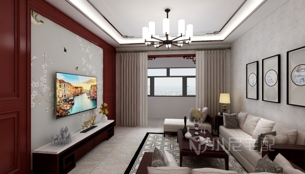 140㎡/三室兩廳一衛(wèi)/中式