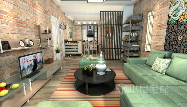 95.54㎡/三室兩廳一衛(wèi)/混搭