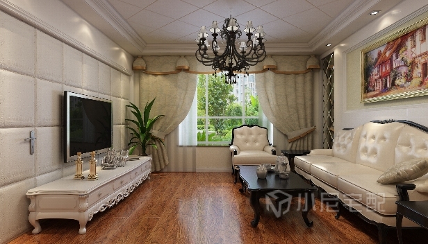 87.36㎡/三室兩廳兩衛(wèi)/歐式