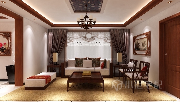 130㎡/三室兩廳一衛(wèi)/中式