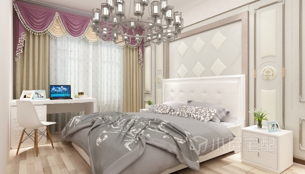 90㎡/兩室一廳一衛(wèi)/歐式