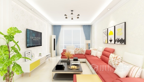 110㎡/兩室一廳一衛(wèi)/現(xiàn)代