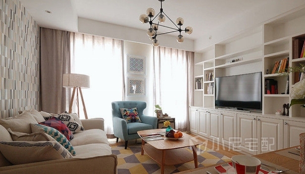 134㎡/兩室兩廳兩衛(wèi)/現(xiàn)代