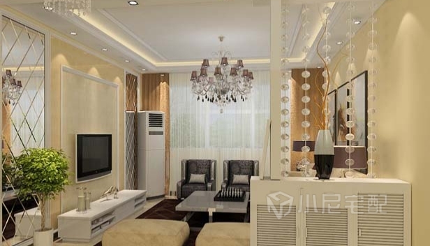 107㎡/三室兩廳一衛(wèi)/混搭