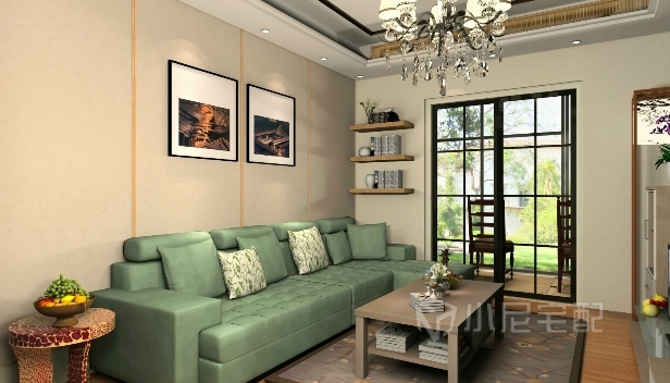 88.55㎡/兩室兩廳一衛(wèi)/新古典