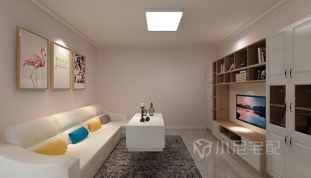 85㎡/兩室一廳一衛(wèi)/現(xiàn)代