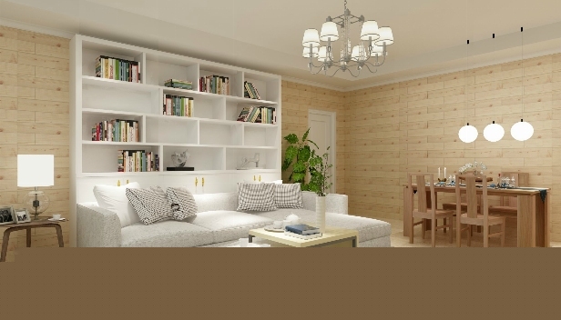 126㎡/三室一廳兩衛(wèi)/簡約