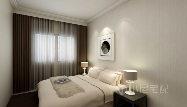 107㎡/兩室一廳一衛(wèi)/現(xiàn)代