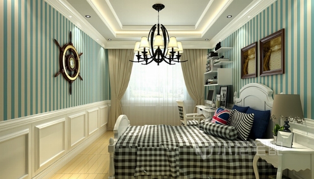 86.7㎡/三室兩廳兩衛(wèi)/地中海