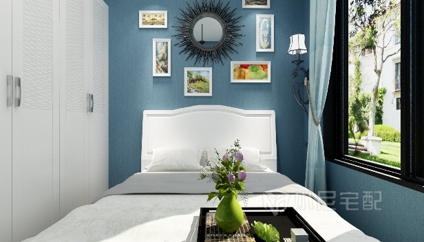 50㎡/一室一廳一衛(wèi)/美式